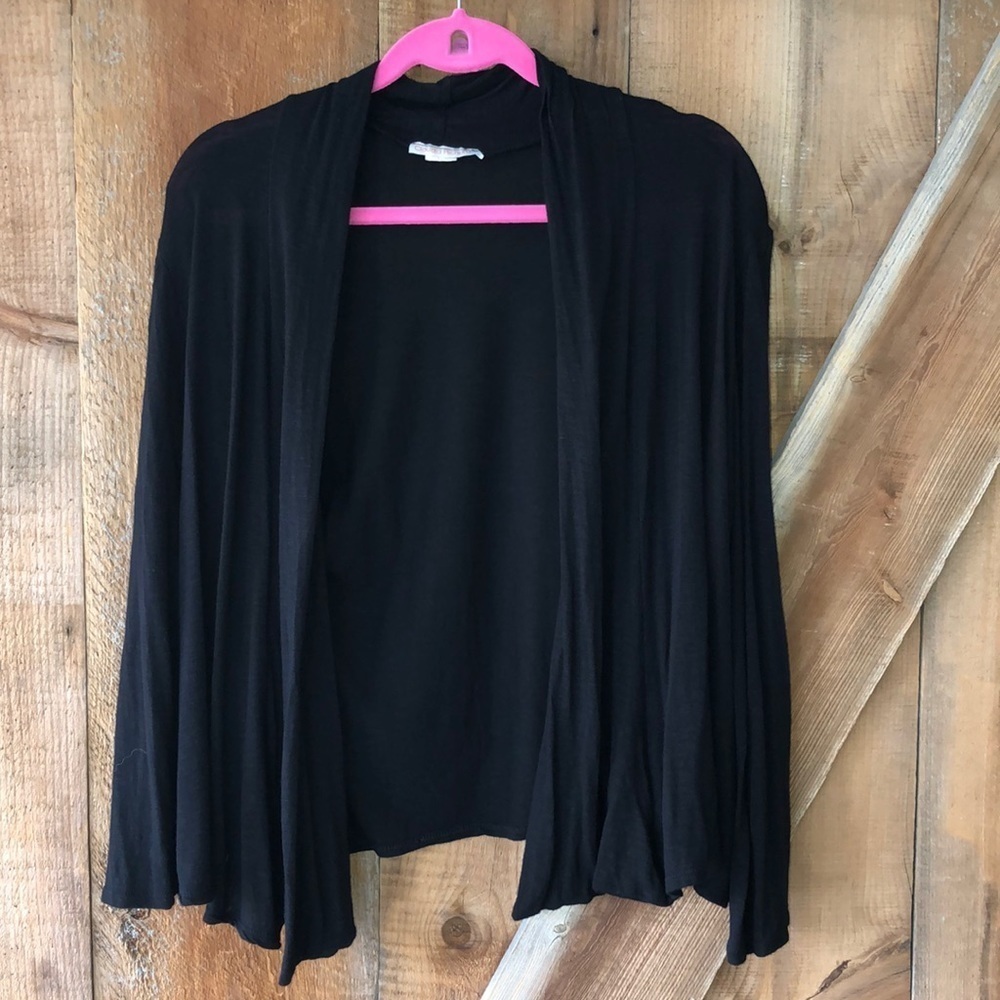 Claudia Richard Black Light Cardigan Plus Size